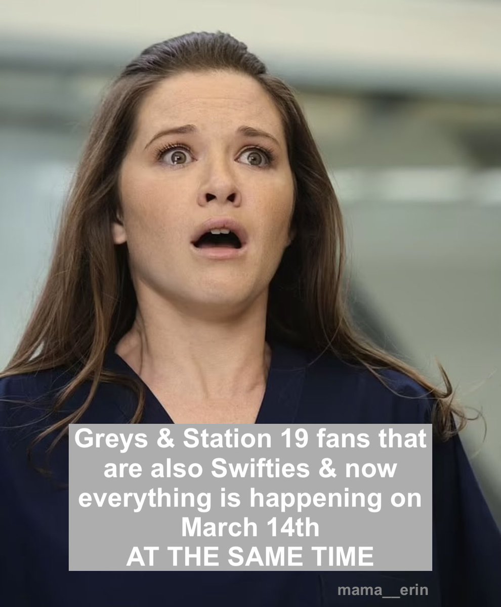 The “2” theory is definitely happening with the #erastourfilm 3 hours earlier now so we could have a midnight #reptv release 👀🐍🖤💚 that’s totally what’s happening #TaylorSwift 🤡
#greysday #swifties #SaveStation19 #GreysAnatomy #Station19 #ErasTour2024