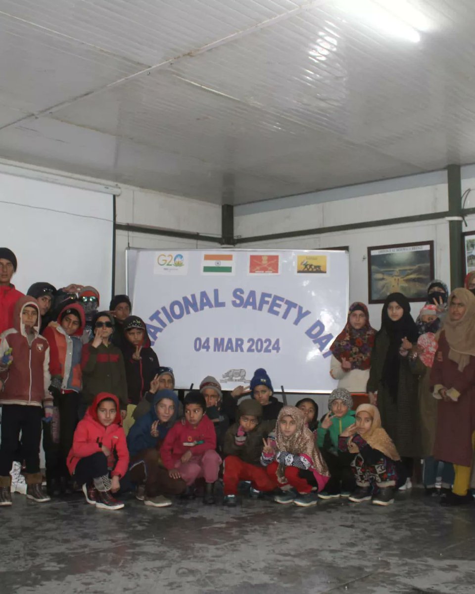 NATIONAL SAFETY DAY AT NIRU, GUREZ

The #IndianArmy organized a significant event at Niru, #Gurez in observance of #NationalSafetyDay. This initiative aimed to promote and ensure safe work practices among the local populace and focusing on reducing occupational hazards.