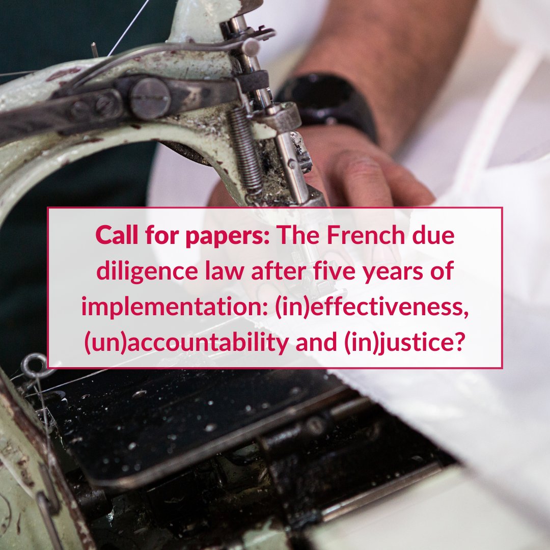 🚨Call for papers: @tmcasser and @WURLaw invite early career researchers to submit their abstracts by 22 March for the upcoming conference assessing the first five years of implementation of the #LoideVigilance 🔗 Read more: asser.nl/about-the-asse… #duediligence