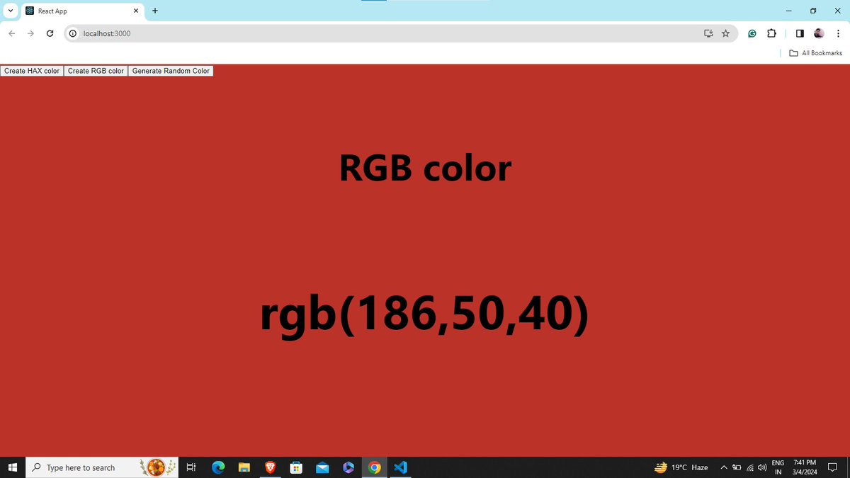 meshrivastav's tweet image. 🌈 Just created a random color generator! 🎨 Click on the hex color button for a random hex color or on the RGB button for a random RGB color. 🖱️ Super excited about what I&apos;ve learned in this project! 💡 #CodingAdventure #ColorGenerator #LearningByDoing  #TechJourney 🚀👩‍💻