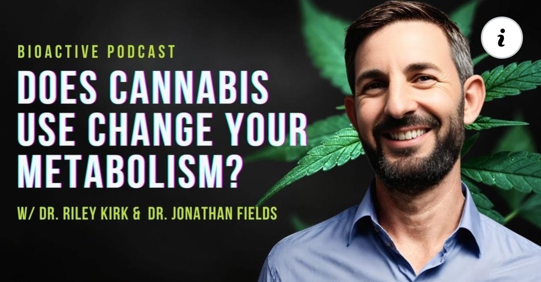 🌿 Today’s episode of BioActive Podcast with Dr @jonathanmfields discusses the connection of Cannab!$ and Metabolism. He recently authored a paper in AJEM (American Journal of Endocannabinoid Medicine) 
youtu.be/lLquwOFjNNE?si…

🙏🏽 <a href="/Cannabichem/">Riley Kirk</a>