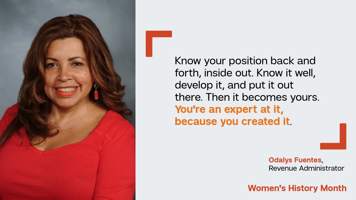 ITS is celebrating #WomensHistoryMonth throughout the month of March by profiling some of the incredible women who work in our department. This week we're featuring Odalys Fuentes, Revenue Administrator. Read her profile here: its.weill.cornell.edu/node/4779