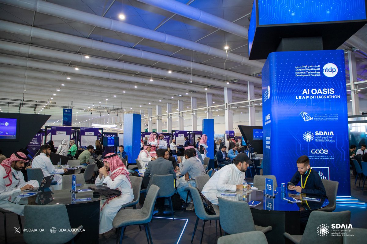 انطلاق هاكاثون Al Oasis في #ليب24 لتطوير حلول مبتكرة باستخدام الذكاء الاصطناعي، تعالج التحديات العالمية في مجال البيانات والذكاء الاصطناعي.
#سدايا