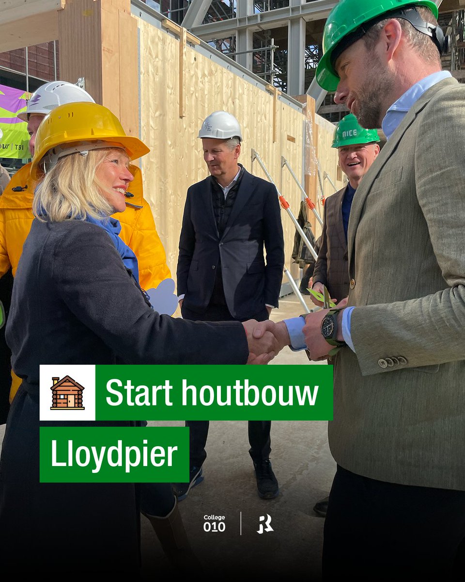 Wethouder @ChantalZeegers trots op SAWA in @Rotterdam: 'Betaalbare woningen, waarvan de helft in het betaalbare segment, zowel te huur als te koop. Duurzaamheid met een groen hart op #Lloydpier, 🌿 600m aan groen en een thuis voor 🐦 vogels, 🐝 bijen en 🦋 vlinders.'