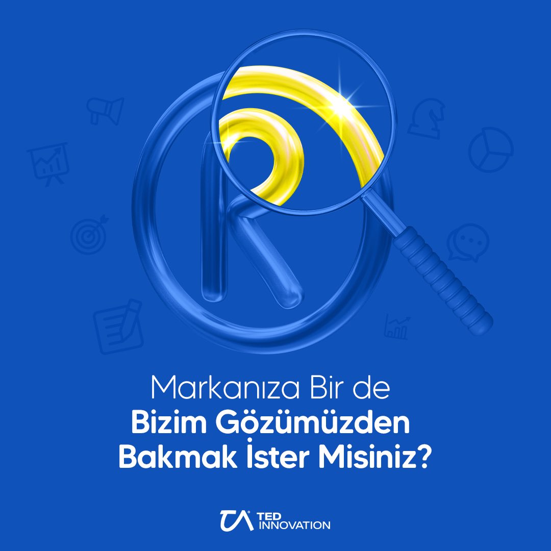 Markanıza hiç başka bir gözle bakmayı denediniz mi?
Bir de bizim gözümüzden bakmaya ne dersiniz?

#tedinnovation #grafiktasarım #sosyalmedya #creative #ajans #keşfet
