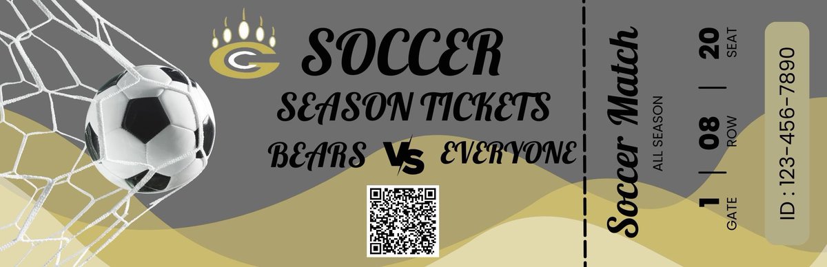 BEARS SOCCER SEASON TICKETS