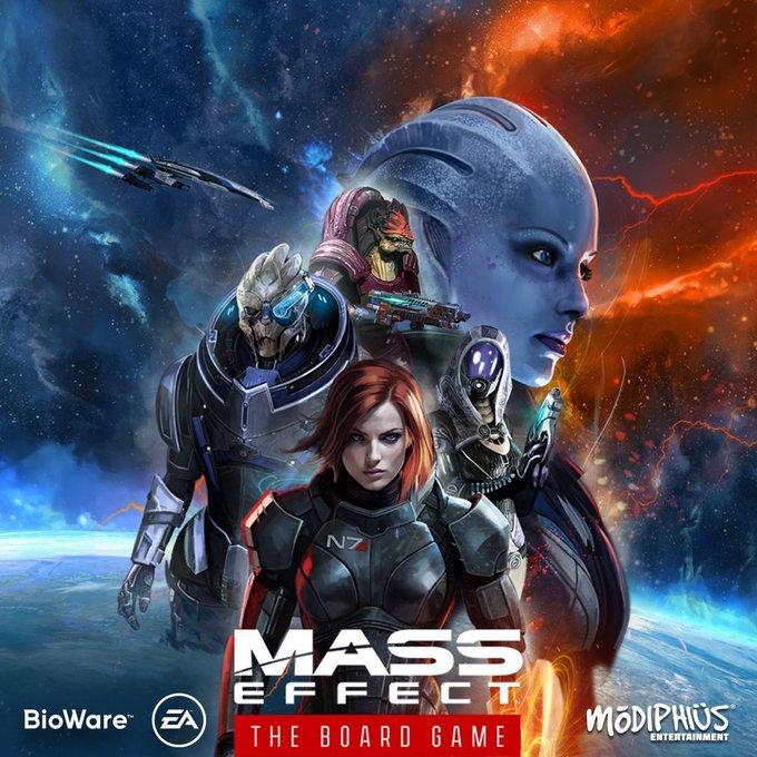 Mass Effect board game artwork