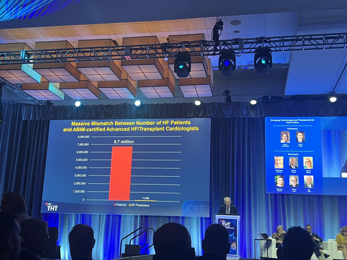 Highlighting the HF physician shortage at #THT2024! 

<a href="/NirUrielMD/">Nir Uriel, MD MSc</a> <a href="/gtsayer/">Gabriel Sayer</a> <a href="/dor_lotan/">Dor Lotan, MD</a>