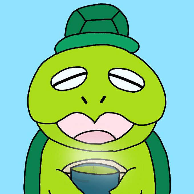 「緑茶 何かを持っている」のTwitter画像/イラスト(新着)