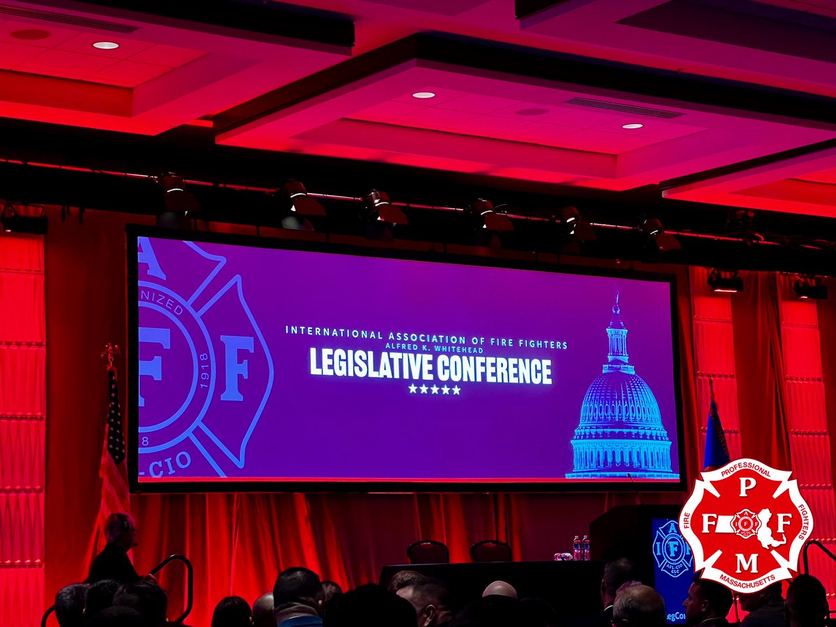Over 50 members of the PFFM are in DC this week attending the International Association of Fire Fighters Legislative Conference. #LegCon24