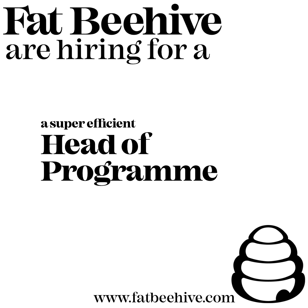 Fat Beehive are seeking a Head of Programme to lead on scheduled and unscheduled work, utilisation and delivery across the company to ensure an efficient use of resources. 
fatbeehive.com/jobs/head-of-p…