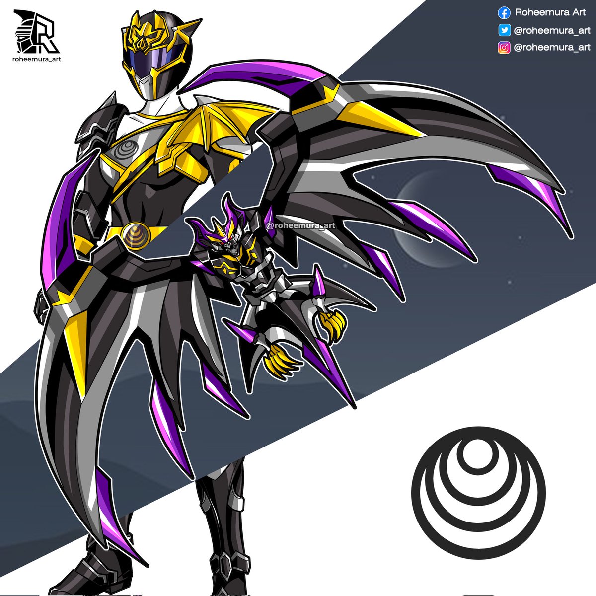 Bat of darkness Last zord for this commission for @matt32992 Next one is megazord.... #supersentai #特撮 #tokusatsu #powerrangers #mightymorphinpowerrangers #mmpr #giantrobot #mechagattai #gattai #zords #megazord