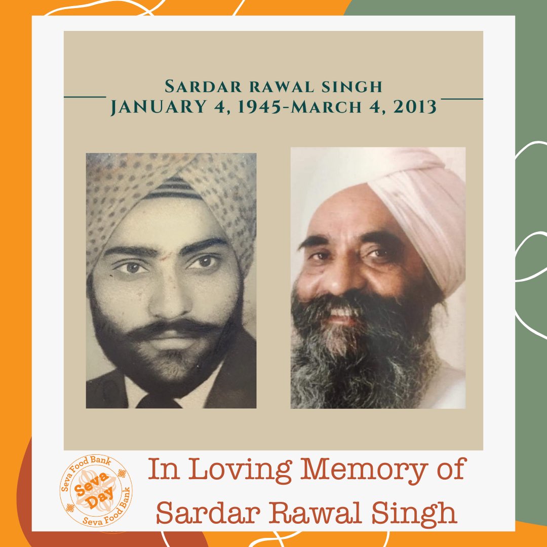 On this Seva Day, our hearts overflow with gratitude as we reminisce about the selfless soul, Sardar Rawal Singh. His unwavering commitment to community service echoes through the years, leaving an indelible mark on our hearts. With love, His Wife, Children and Grandchildren