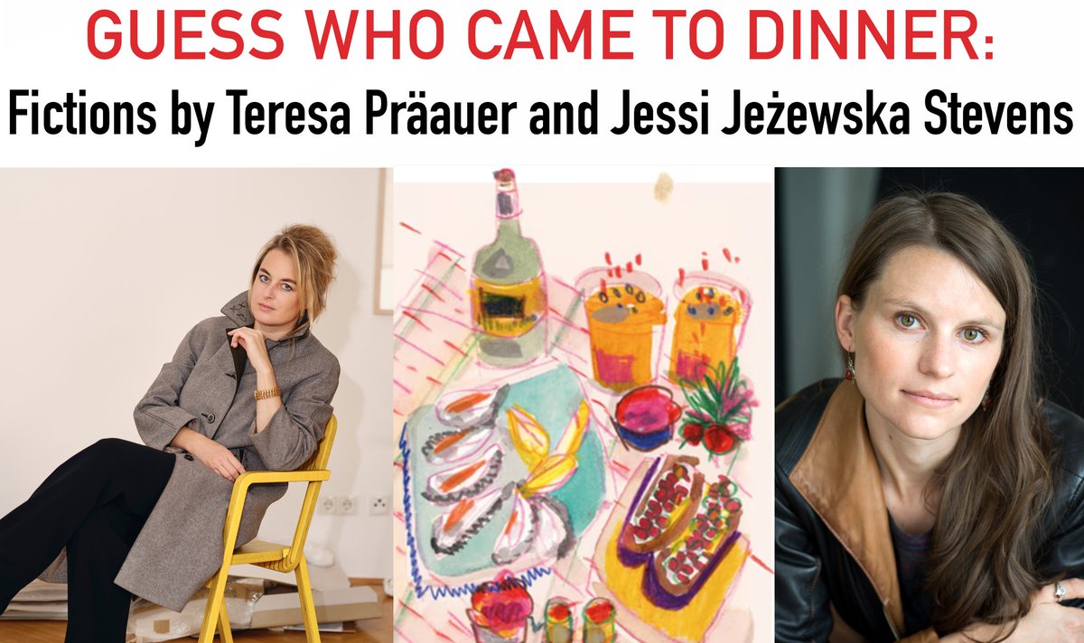 Please join us and @ACFNY on 3/28 when we present a reading and conversation with Teresa Präauer and @JezewskaJ discussing their recent books 'Kochen im falschen Jahrhundert' (@WallsteinVerlag) and 'Ghost Pains' (@andothertweets) with @tesslewis94. RSVP: docs.google.com/forms/d/e/1FAI…