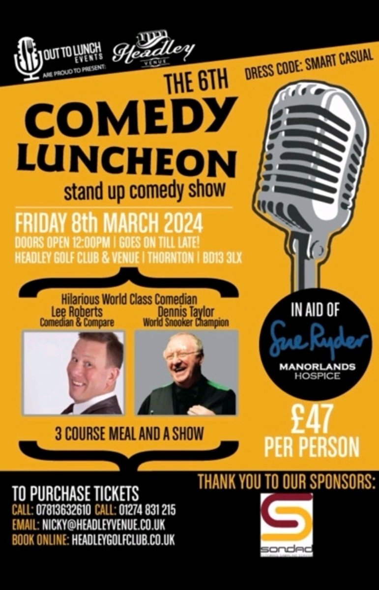 Lunch this Friday 👇 raising money for the wonderful @SRManorlands