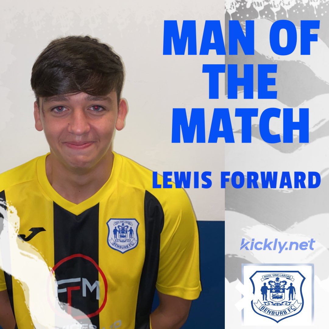 Todays man of the match, second hat-trick in 2 weeks and assisting today also. Well done Lewis. 👏🏻👏🏻⚽️⚽️⚽️