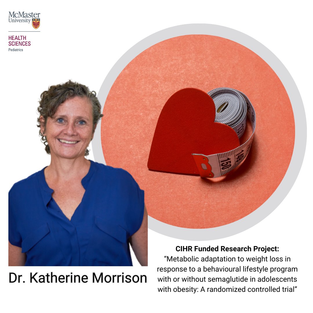 On #WorldObesityDay, we’re highlighting Dr. Katherine Morrison’s (@KatherineMorri6) @CIHR_IRSC research exploring how kids burn calories after weight loss. Researchers will contribute to improving effective obesity treatment in adolescents. Read more ⬇️ pediatrics.healthsci.mcmaster.ca/unravelling-th…