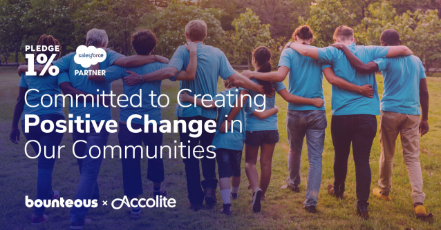 Exciting news! In partnership with Salesforce, we're joining the Pledge 1% initiative &amp; dedicating 1% of our time to volunteering, aiming to make a positive impact in our communities. #Pledge1 bit.ly/49TCIDl