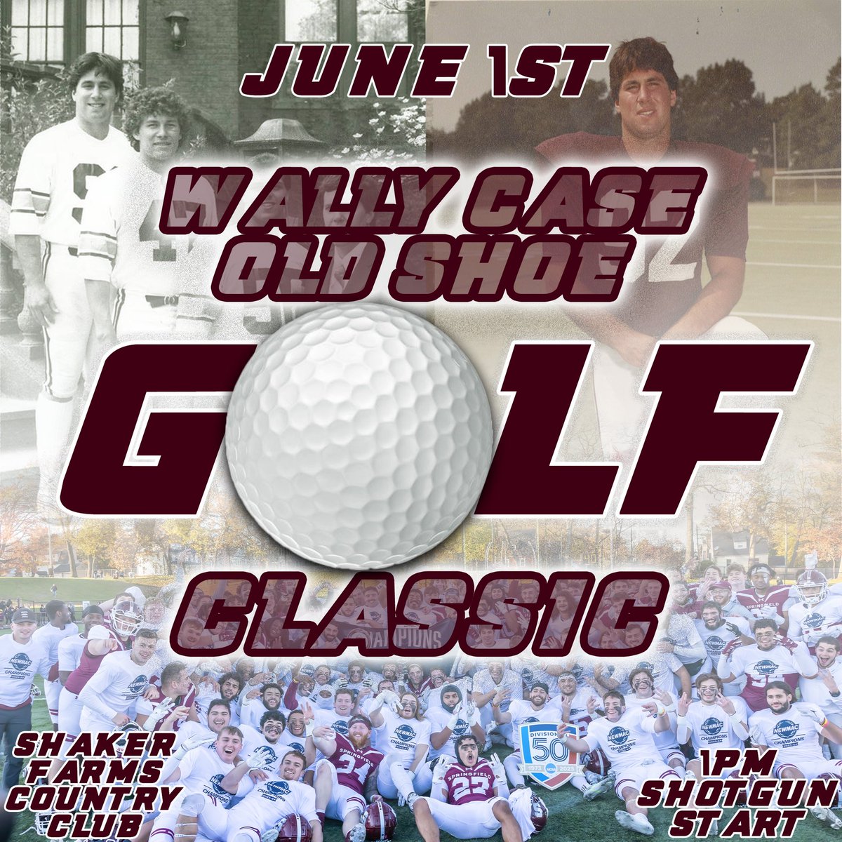 SAVE THE DATE‼️ We are excited to once again host our annual Wally Case Old Shoe Golf Classic‼️ This year the event will take place June 1st at Shaker Farms Country Club at 1pm‼️ More information about registration will be shared shortly‼️⛳️🔻 #BTB