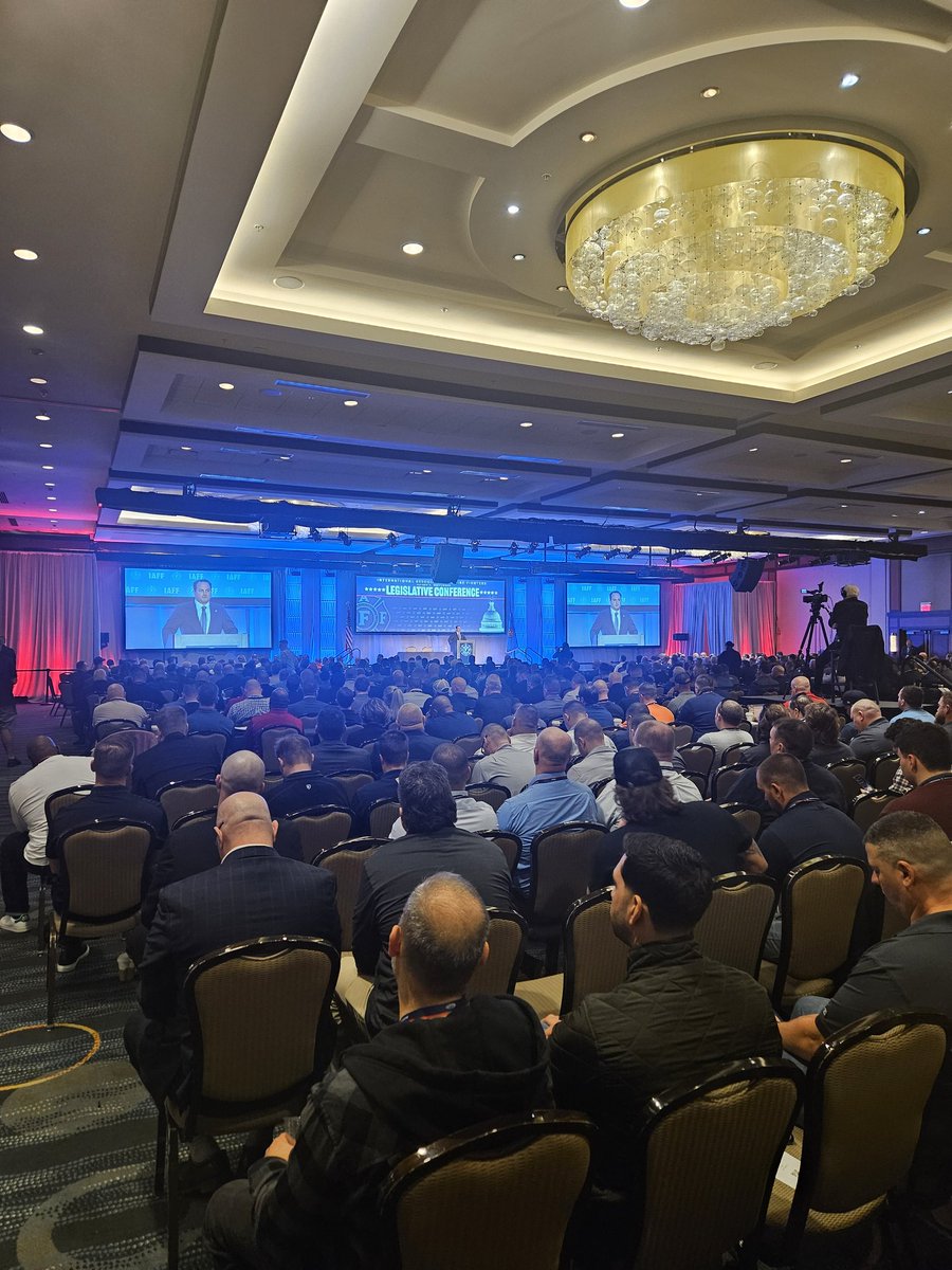 The <a href="/IAFFofficial/">International Association of Fire Fighters</a> legislative conference has kicked off.  #iafflegcon