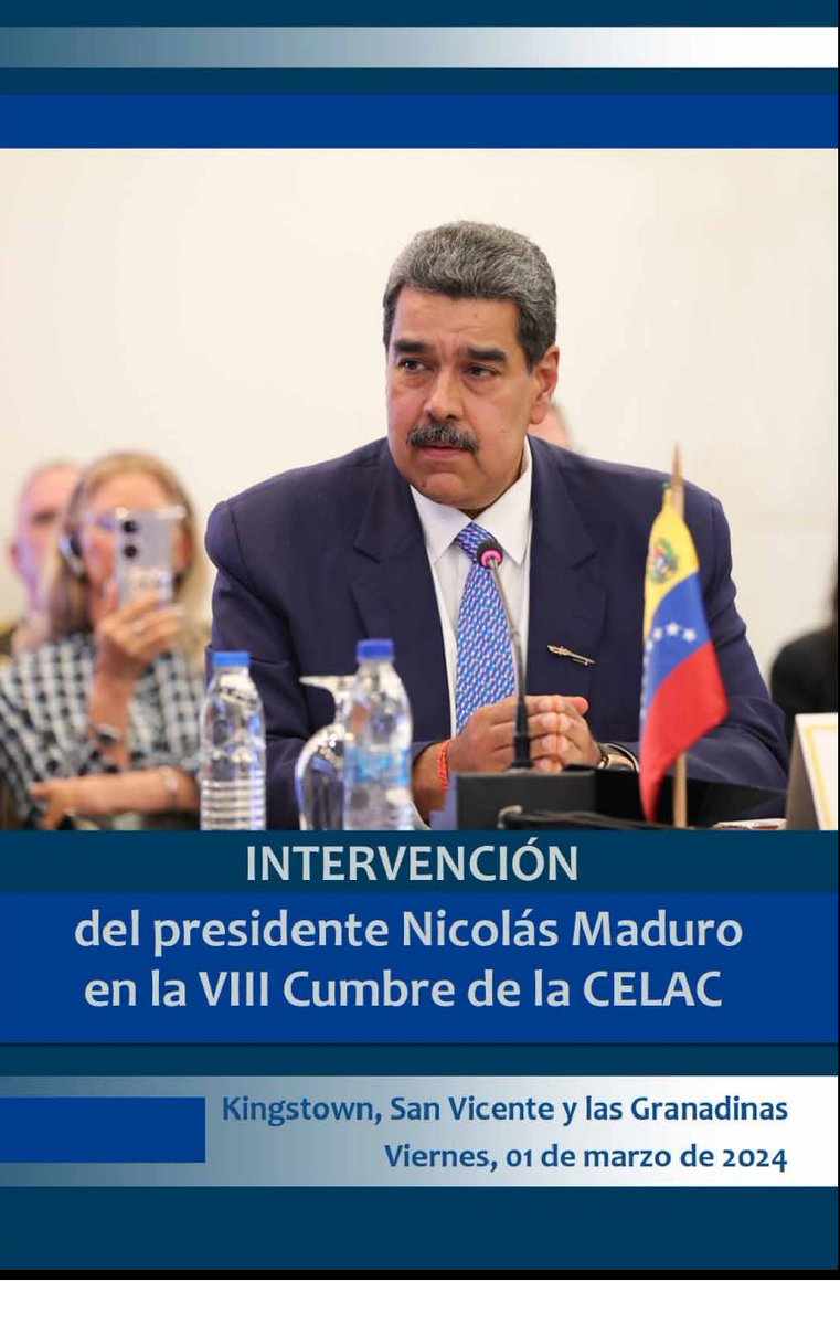 #DISCURSO 🗣️ | Intervención del presidente Nicolás Maduro en la VIII Cumbre de la CELAC goo.su/gv4WXfo