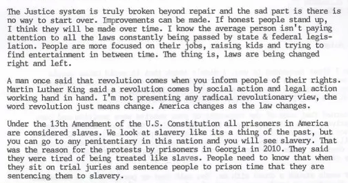 OccupyWallStNYC's tweet photo. Any sentence of prison time is a sentence to slavery. #abolishprison https://t.co/dvjxpNqYQ0
