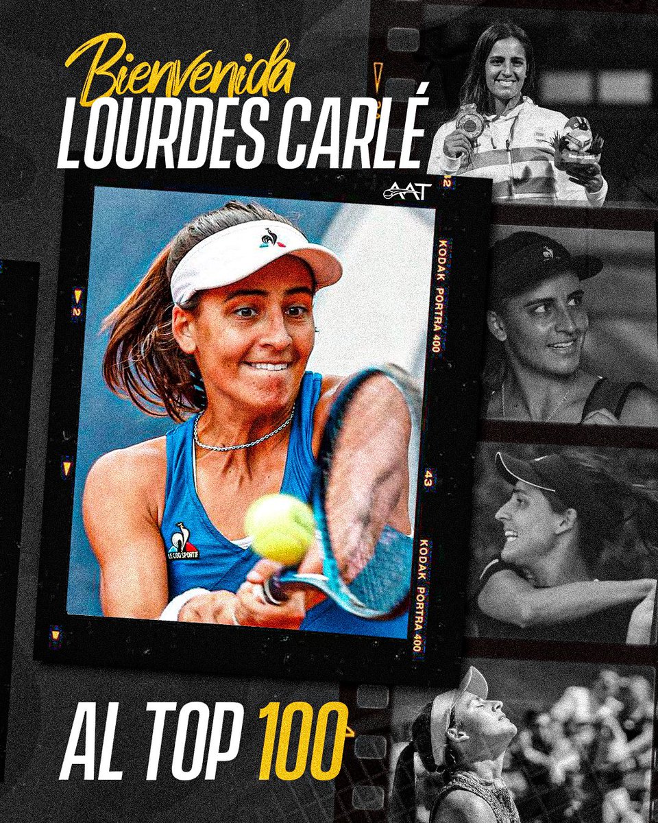 Ahora sí, @LourdesCarle es oficialmente una nueva integrante del top-100 de la #WTA. Lo consiguió después de una larga búsqueda y de muchísimo trabajo.