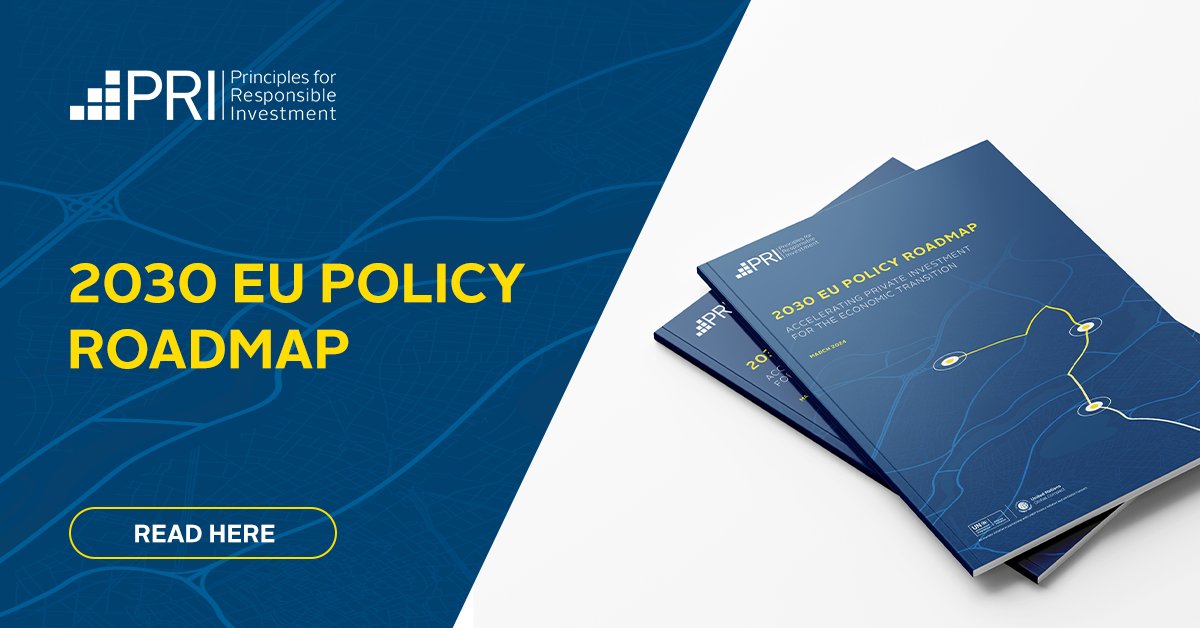Tomorrow, our <a href="/TsKuzmanova/">Tsvetelina Kuzmanova</a> is joining @PRI_News for the launch of their #eupolicy #sustainablefinance Roadmap report. Apply to attend the in-person event in Brussels here: ow.ly/65Ef50QImgb