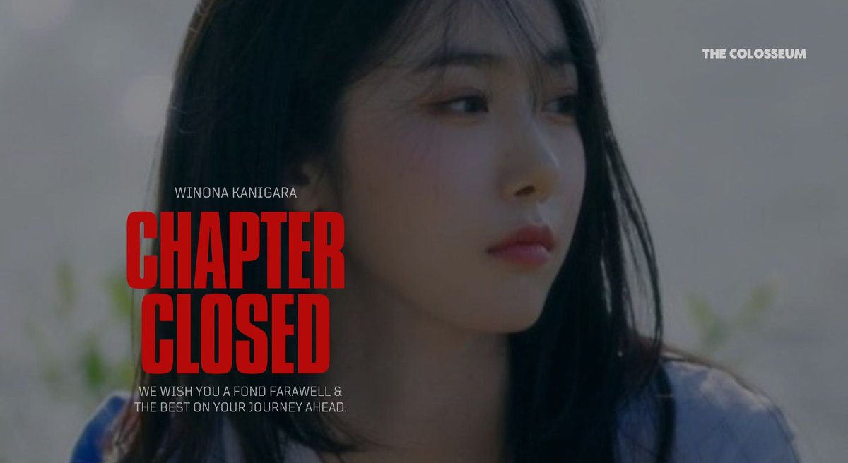 FAREWELL MARKS A NEW CHAPTER.

With mixed emotions that I declare, Ellery &amp; Winona are no longer part of The Colosseum. 

Gratitude for the trust bestowed upon them and delight in their contributions fill my heart. May our paths cross again in the tapestry of time! X.