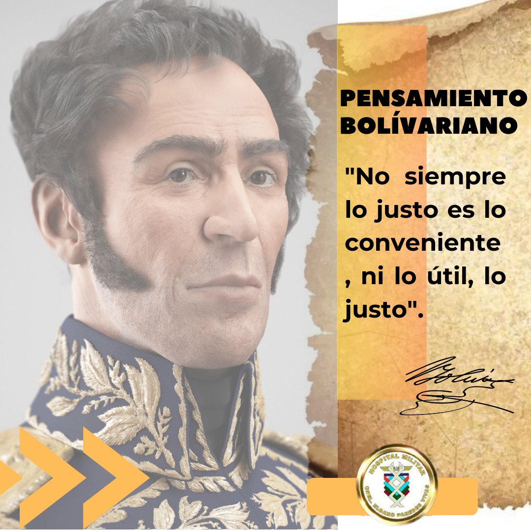 #4Mar || ✍️🇻🇪 #PensamientoBolivariano del Libertador Simón Bolívar:
#EncrucijadaDeSalud
#RedSanitariaMilitar
#DigesaludFANBCuidaTúSalud