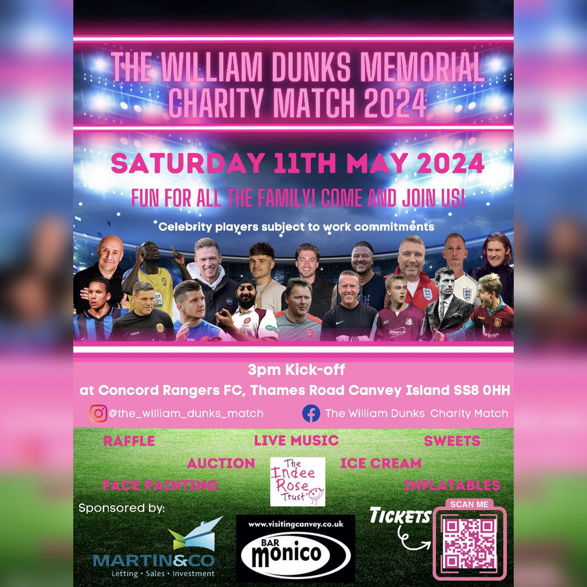 DunksMatch's tweet image. ⚽️SATURDAY 11TH MAY ⚽️
