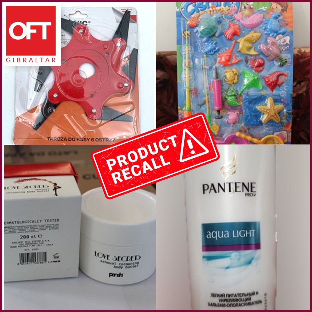 Unsafe Goods ‼ Find out what goods have been found to be unsafe in the UK and the EU this week. If you are in possession of any of these products, contact us: consumer.protection@gibraltar.gov.gi UK:gov.uk/product-safety… EU:ec.europa.eu/safety-gate-al… #Gibralta #Retail #HereToHelp