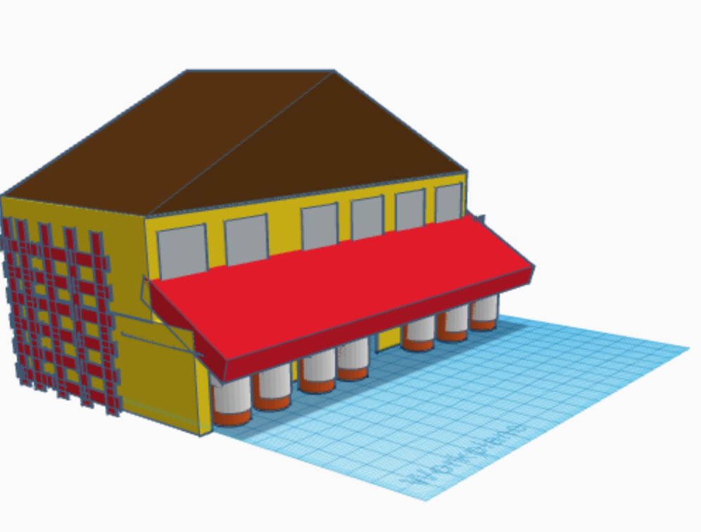 Wow…. A student from @meadows_primary created this Roman Villa at home after only a little help from me on @tinkercad Well done Axel.