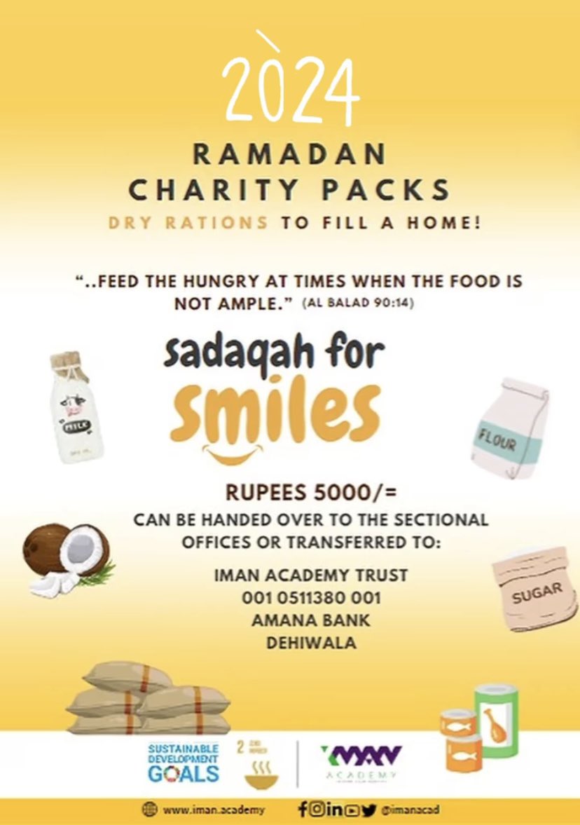 #Sadaqahforsmiles #Ramadan charity packs 2024!