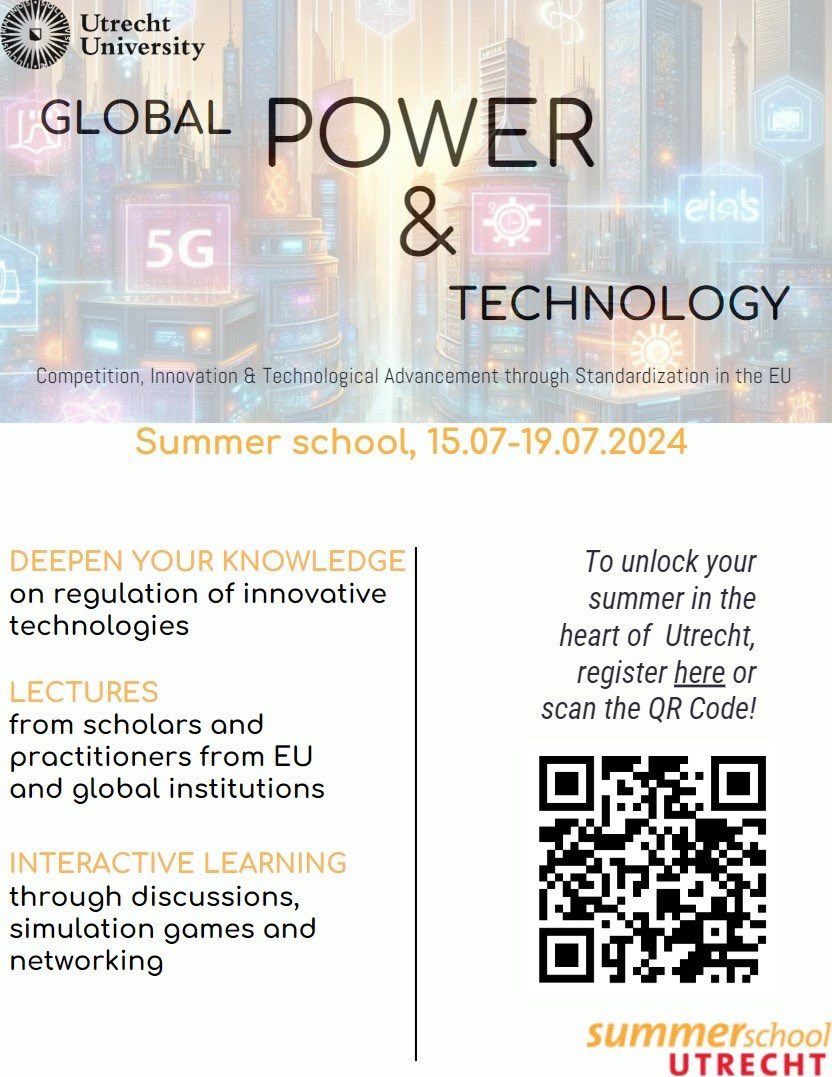 Olia Kanevskaia (@oliakanevskaia) on Twitter photo Want to make the most of your summer? ☀️ 🏖️ <a href="/utrechtsummer/">UtrechtSummerSchool</a> <a href="/UURechten/">Rechtsgeleerdheid Universiteit Utrecht</a> offers brand new courses on #competition, digital markets, technology & #standards! Follow both courses to get a big discount 👌 Want to make the most of your summer? ☀️ 🏖️ <a href="/utrechtsummer/">UtrechtSummerSchool</a> <a href="/UURechten/">Rechtsgeleerdheid Universiteit Utrecht</a> offers brand new courses on #competition, digital markets, technology & #standards! Follow both courses to get a big discount 👌