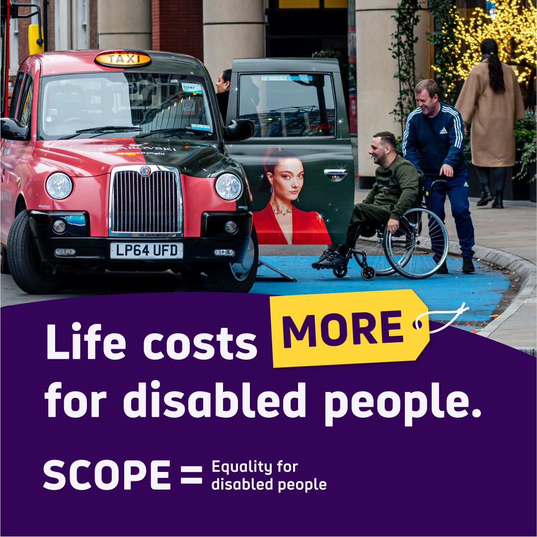 Disabled people have always had less money in their pockets than non-disabled people. Far from getting better it is getting worse. @scope has some recommendations for the Government on how to tackle these extra costs. 👇 bit.ly/3IefVGz