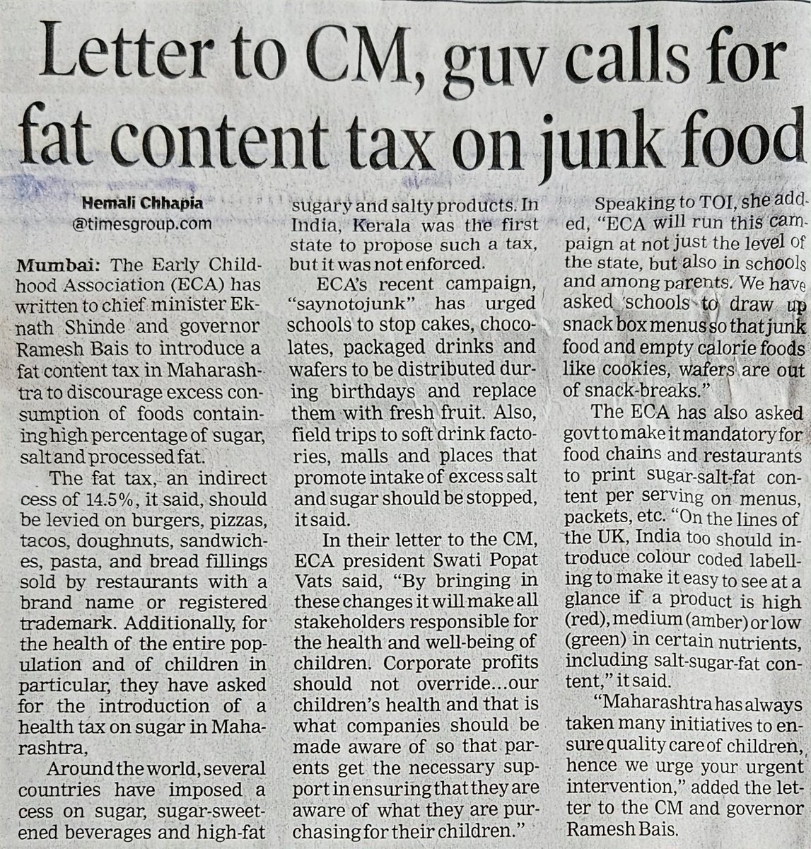 Join our #chuckthejunk #saynotojunk and #bewisechooseright campaign @narendramodi It's time to have stringent laws and taxes for junk food.