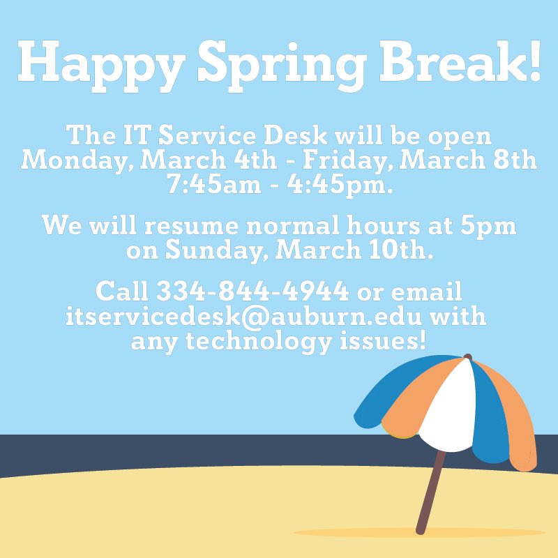 Auburn University OIT tweet media