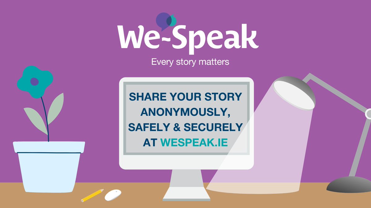 💜 You deserve a space to share your experiences in a safe & secure way 💜 Read back on other's messages of hope & messages to other survivors 💬 Visit WeSpeak.ie today 💻📲 #WeConsent #WeSpeak @dublinrcc