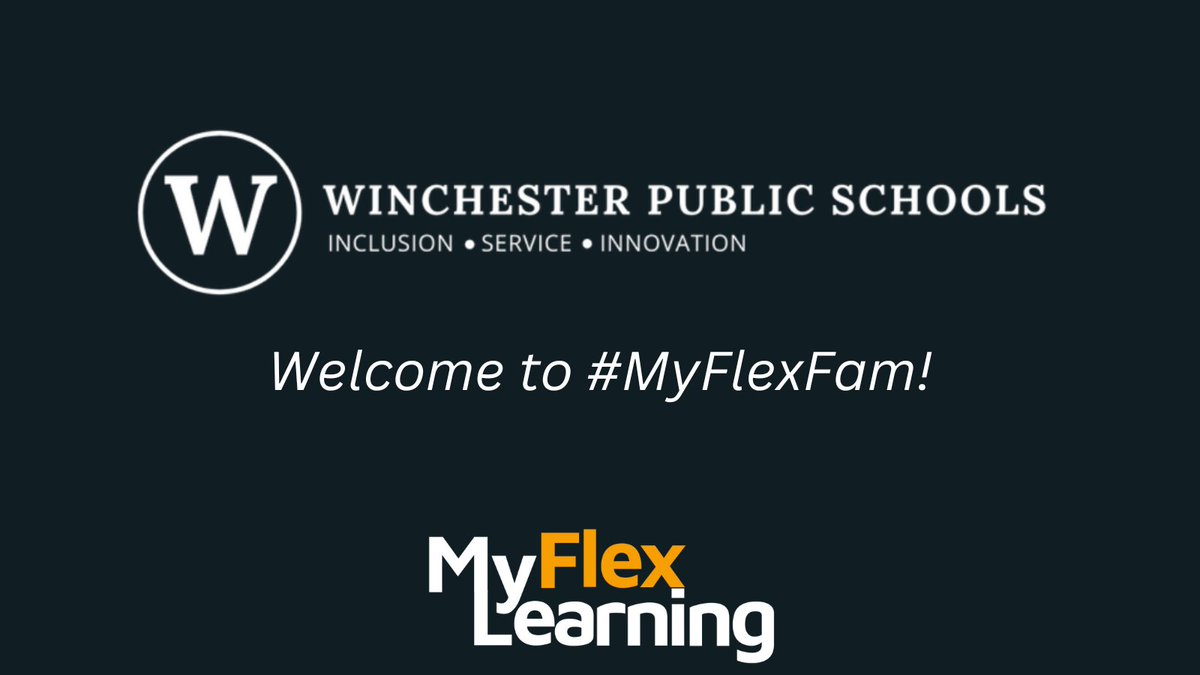 Winchester HS offers so much support for their #students - two WIN times, study hall for studying/extra help/test makeup, before  and after school help, teacher appointments, and more. We love being on the back end, supporting these amazing educators.
Welcome to #MyFlexFam!