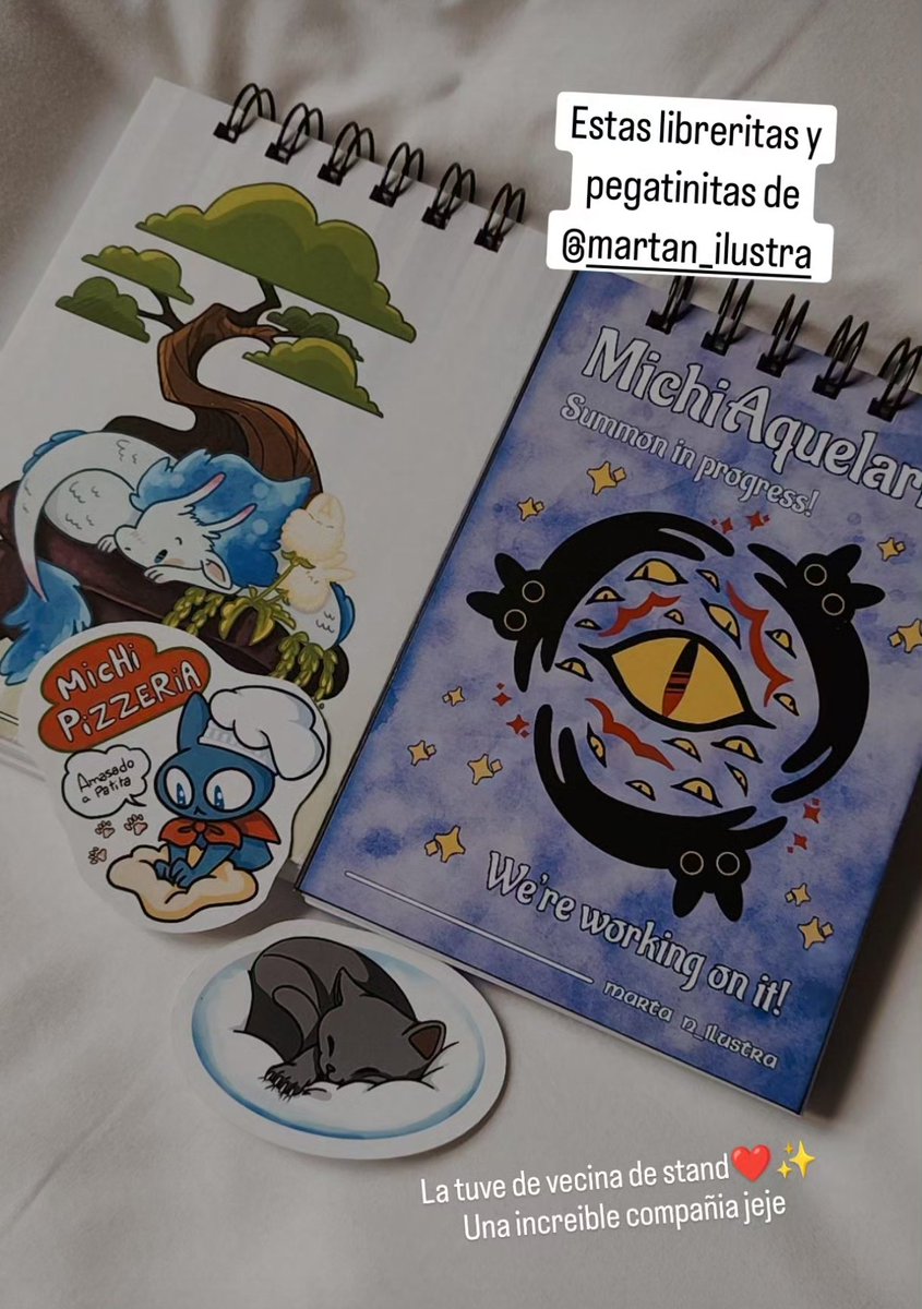 xgreenkyun's tweet photo. Adquisiciones de Valencia✨ De mis queridas @JuditMallol @itslopezz @MartaN_ilustra y @Alsaces_art 

Ha sido un finde muy loco y muy chulo. Me muero de felicidad de ver todo el amor que le habeis dado a mi trabajo y sobretodo a Krymsoul❤️✨

Grácias por todo https://t.co/qTNdHVeGhz