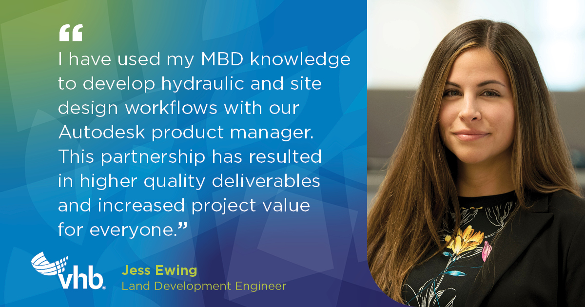 VHBnow's tweet image. By integrating tech-enabled concepts—like model-based design (MBD)—into project delivery, VHB can make real-time, data-informed planning, design, and construction decisions.

#DigitalProjectDelivery #ModelBasedDesign #Autodesk