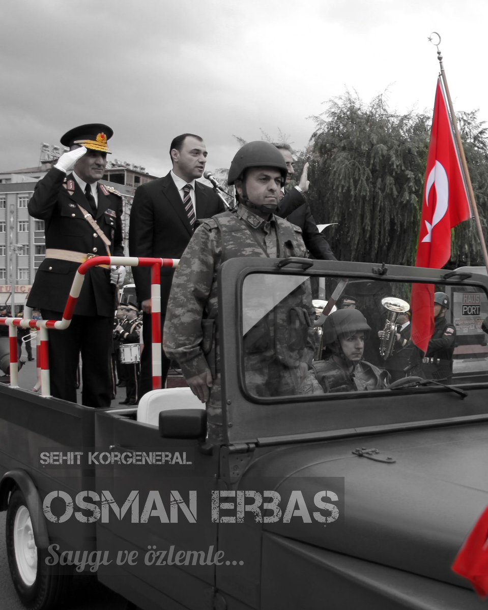 Osman Erbaş Paşa… Kahraman bir asker, İyi bir dost ve vatansever bir insan… Üç yıl önce bugün Tatvan'da helikopterin kaza kırıma uğraması sonucu Şehit düşen Korg. Osman Erbaş Paşamızı ve 10 Kahraman Askerimizi şehadetlerinin yıl dönümünde rahmet ve minnetle anıyorum.🇹🇷