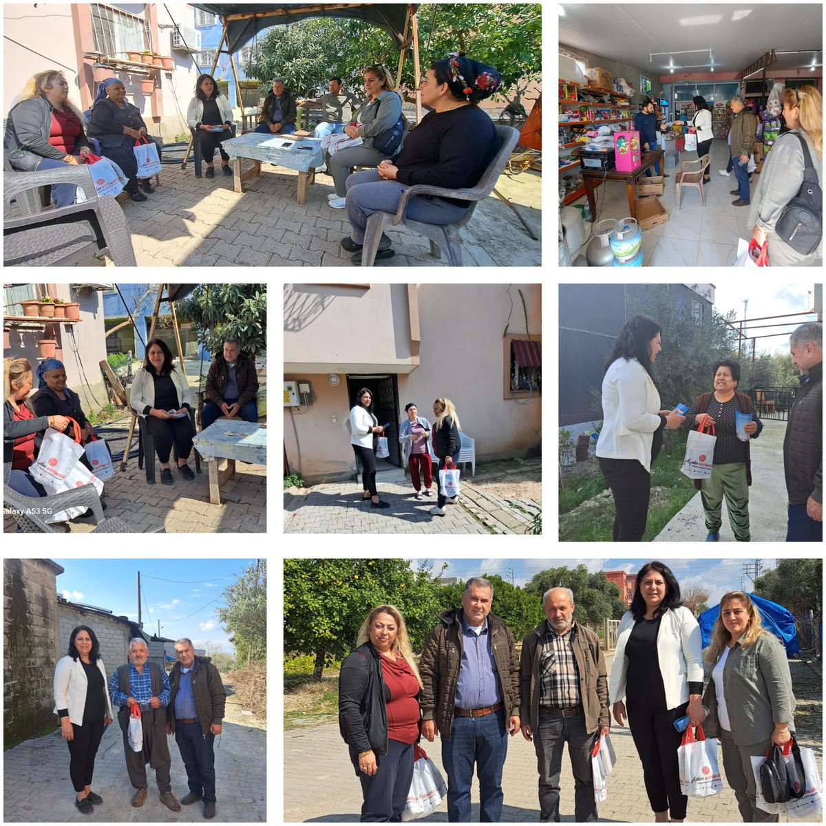 📍Yumurtalık 

İlçe kadın kolları Yeşilköy Mahallesi’nde ev ziyaretlerinde bulundular.