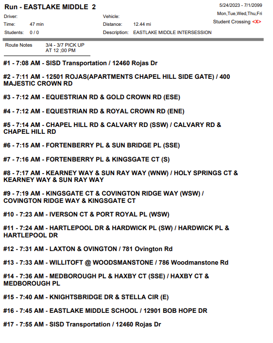 Eastlake_Middle's tweet photo. Good Morning, Ravens! We apologize, transportation was running behind today. Attached are the bus routes for this week. See you here! https://t.co/hIv4DNZzWc