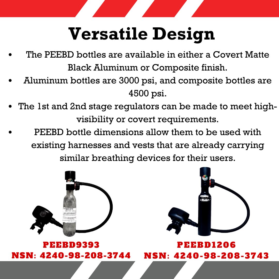 ProFlightGear's tweet image. The PEEBD-1206 and PEEBD-9393 are made to handle the second stage regulator being inverted for egress unlike the majority of regulators being made for recreational scuba diving. Contact us at sales@proflightgear.com or 844-776-3598 (844-PRO-FLYT) for more!
