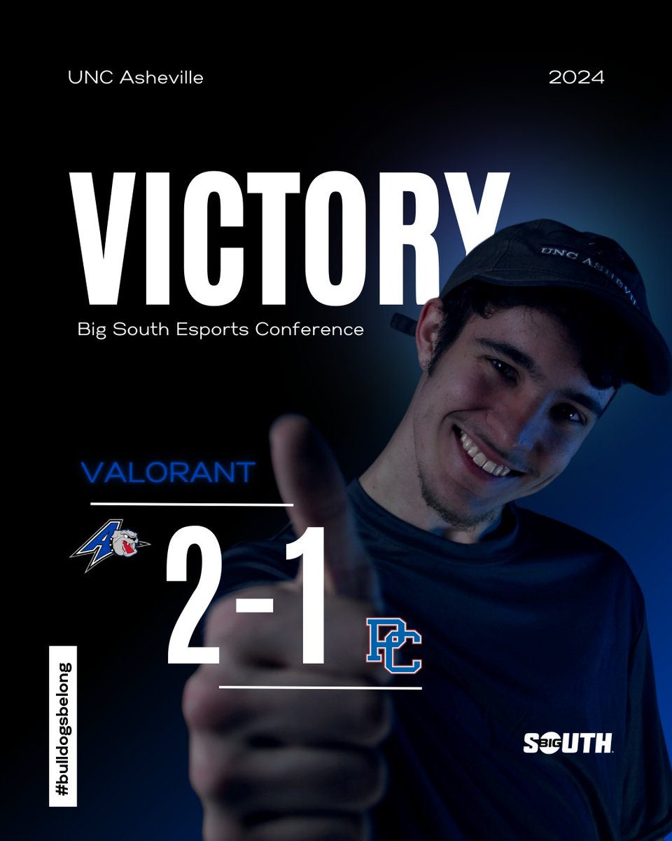 Our first #valorant victory in the Big South Esports Conference over <a href="/BlueHoseEsports/">PC</a>