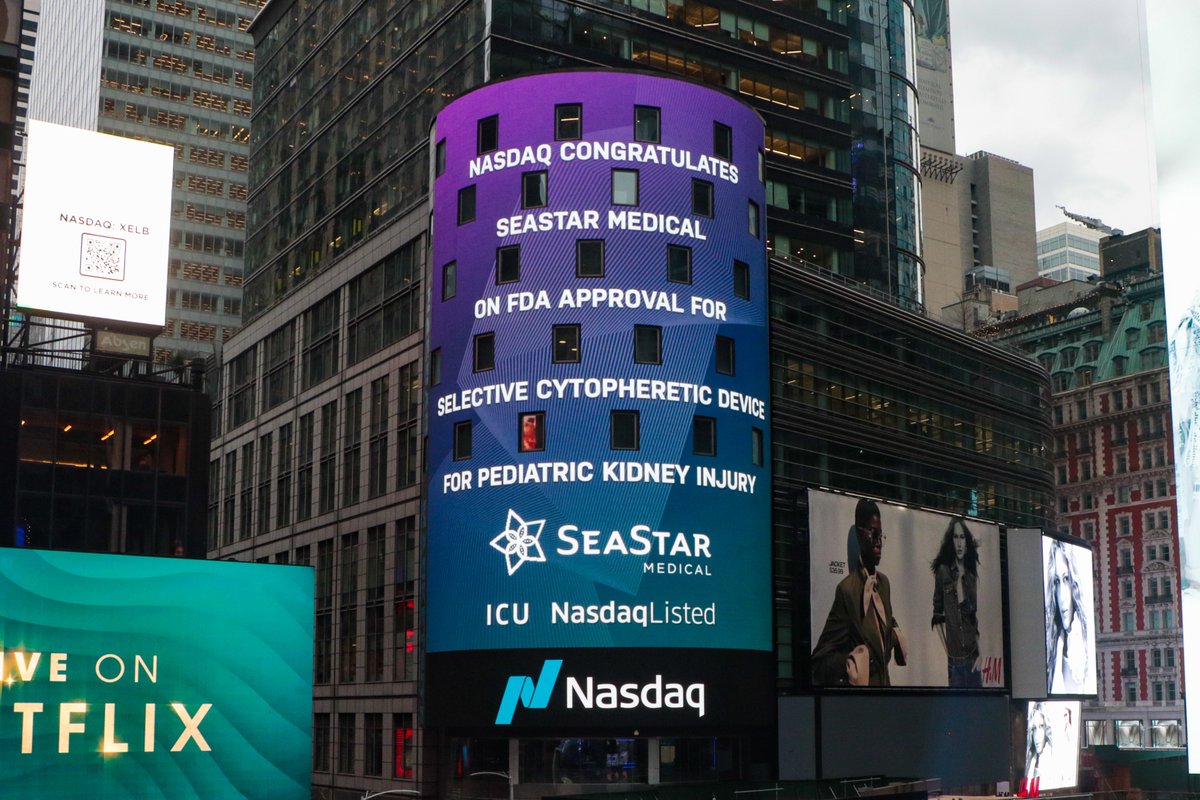 Big news from the Big Apple – read more from the official @US_FDA website HERE: fda.gov/vaccines-blood…

Thank you @nasdaq for the great shot!

#fdaapproval #nasdaq #icu $ICU