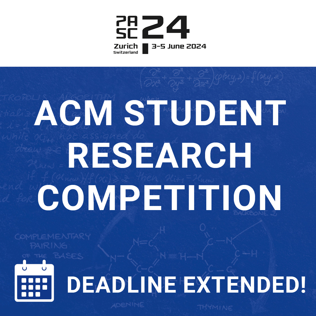 PASC_Conference's tweet image. #SIGHPC has decided to increase the travel grants! Travel grants will now be offered at $600 within Europe / $1400 outside of Europe!

Along with this exciting news, the new deadline for submission is now March 10, 2024.

pasc24.pasc-conference.org/submission/gui…
