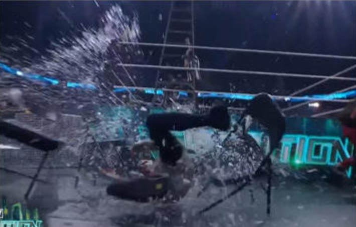 SATPOD's tweet photo. #AEWRevolution was amazing.. But what are your thoughts specifically on this moment? https://t.co/FXTc97ZuWE